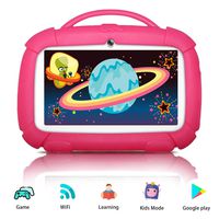 Kids Tablets, Android 9.0 Tablet for Kids, 16GB ROM, Kid-Proof Case, IPS Eye Protection Display, Kids Tablet with WiFi Dual Camera Parental Control and Learning Games, Best Gift for Boys Girls