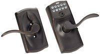Schlage FE595VCAM716ACC FE595VCAM/ACC 716 Keypad Accent Lever Door Lock, Flex, Aged Bronze