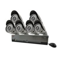 REVO America R84B6E-1T 8-Channel 1TB DVR Surveillance System with 6 600TVL 80-Feet Night Vision Camera (Gray)