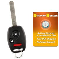 Discount Keyless Replacement Uncut Car Remote Blank Ignition Transponder Key Fob For Honda Pilot CWTWB1U545