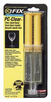 PC Products PC-Clear Epoxy Adhesive Liquid, 1oz Double Syringe, Clear 70147