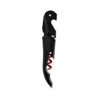 True 7184 Truetap: Double-Hinged Matte Black with Red Wo Corkscrew, Maroon