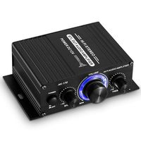 Stereo Motorcycle Car Power Amplifier Mini 12V Auto Boat Marine Home Digital Audio Amp wtih Power Supply