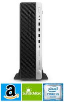 HP EliteDesk 800 G4 Desktop Computer, Intel Core i5-8500, 8GB RAM, 256GB SSD, Windows 10 Pro 64-bit 4DP54UT#ABA