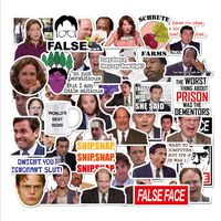 Aesthetic Stickers Waterproof Vinyl Stickers PVC Sticker Pack Decal Stickers for Laptop, Car, Luggage, Computer, Suitcase, Bicycle, Water Bottle, Hydro Flask, Notebook Decoration (The Office)