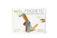 14 Piece Tegu Magnetic Wooden Block Set, Sunset