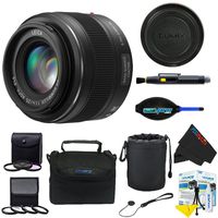 Panasonic Leica DG Summilux 25mm f/1.4 ASPH Micro 4/3 Lens + Pixi-Advanced Accessory Bundle