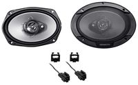 Kenwood 6x9 Rear Factory Speaker Replacement Kit for 1995-2000 Dodge Stratus