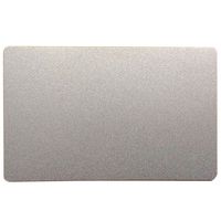 Ebamaz Sublimation Print Metal Business Cards Tablet Thick 86X54mm Pack of 10PCS (Aluminum 0.45mm Thickness, Pearled Silver, Blank)