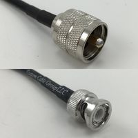 10 feet RG58 PL259 UHF Male to BNC MALE Pigtail Jumper RF coaxial cable 50ohm High Quality Quick USA Shipping