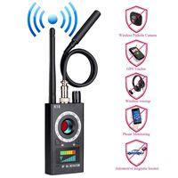 Anti Spy Hidden Camera Detector, Wireless RF Bug Hidden Camera Lens Detector Radio Wave Signal Detect Full-Range GSM Device Finder for Anti Eavesdropping Candid GPS Tracker