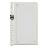 Spiral Bound Photo Album 300 Bi-Directional Memo Pockets Hold 4x6 Photos, White