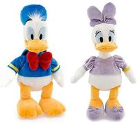 Disney Ducks Bean Bag Plush Set - Donald and Daisy Duck