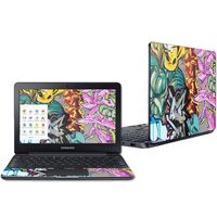 Mightyskins Skin Compatible With Samsung Chromebook 3 11.6" - Graffiti Wild Styles | Protective, Durable, And Unique Vinyl Decal Wrap Cover | Easy To Apply, Remove, And Change Styles | Made In The Usa