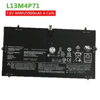 Dentsing L13M4P71 (7.6V 44Wh/5900mAh 4-Cells) Laptop Battery Compatible with Lenovo Yoga 3 Pro-1370 Series Notebook L14S4P71