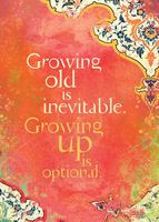 Tree Free Greetings Growing Up is Inevitable Birthday Cards, 2 Card Set, Multicolored (14150)