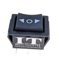 IndusTec DPDT 20 AMP-6 Pin (on) / Off / (on) Momentary Rocker Switch Polarity .250 Quick Plug Double Pole Double Throw 12V DC Motor Control