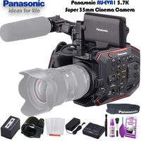 Panasonic AU-EVA1 Compact 5.7K Super 35mm Cinema Camera (AU-EVA1PJ) W/Deluxe Cleaning Set and More.