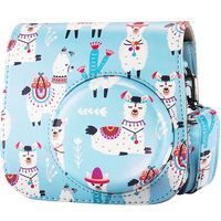 Big Trend Camera Case Bag Compatible for Fujifilm Instax Mini 9 Instant Film Camera, Also for Fujifilm Instax Mini 8 Instant Film Camera, with Accessories Pocket and Strap (Alpaca)