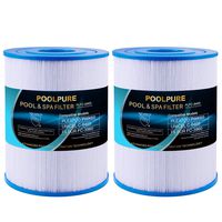 POOLPURE Spa Filter Replacement for Unicel C-8465, Pleatco PWK65, Filbur FC-3960, Tiger River 31114, 71827, 71828 Hot Tub Filter, 65 sq ft Watkins Hot Spring Spa, 2 Pack