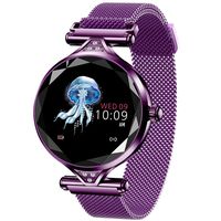 Pard New Women's Smart Watch, Elegant Heart Rate Blood Pressure Fitness Tracker, Purple