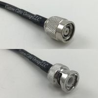 3 feet RG142 RP-TNC MALE to BNC MALE Pigtail Jumper RF coaxial cable 50ohm High Quality Quick USA Shipping