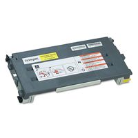 Lexmark C500S2YG Toner, 1500 Page-Yield, Yellow