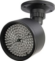 Vitek CCTV VT-IR124/24 124 IR LED Illuminator with 100' IR Range, 30 Degree Beam Spread - 24 VAC - Complete with Feed Through Swivel Wall Mount