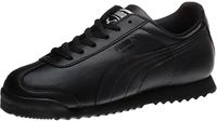 PUMA Roma Basic JR Sneaker (Little Kid/Big Kid) , Black/Black, 1.5 M US Little Kid