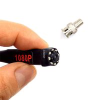 CNDST CCTV 1080P HD AHD Mini Spy Pinhole Security Camera for CCTV AHD 1080P DVR System, Sony Sensor 3.6mm 90degree 2000Tvl 2MP 8PCS Infrared IR LEDs Night Vision Pipe Snake Hidden Mini CCTV Camera