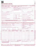 New CMS 1500 Claim Forms - HCFA (Version 02/12) 1000 per Box
