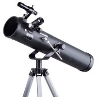 IQCrew 35X-350X 76mm Dobsonian Telescope with 2X Barlow Lens and Tripod