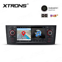 XTRONS Android 8.1 Car Stereo Radio GPS Navigator 6.1 Inch Touch Display Head Unit Supports WiFi Bluetooth 5.0 USB SD Backup Camera DVR Full RCA Output for Fiat Punto (199/310) Linea (323)