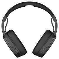 Skullcandy Crusher Bluetooth Wireless Over-Ear Headphone with Microphone, Noise Isolating Memory Foam, Adjustable and Immersive Stereo Haptic Bass, Rapid Charge 40-Hour Battery Life, Black
