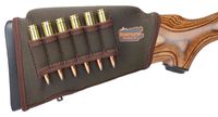 Beartooth Comb Raising Kit 2.0 - Premium Neoprene Gun Stock Cover + (5) Hi-Density Foam Inserts - Rifle Model (Brown - Left-Handed)