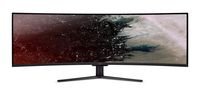 Acer EI491CR Pbmiiipx 49" Curved DFHD (3840 x 1080) VA Monitor with AMD Radeon FreeSync2 Technology,144Hz, VESA Certified DisplayHDR400, DCI-P3