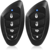 Encore E3 1-Way 3 Channel Car Alarm with built-in electromagentic 2 stage shock sensor