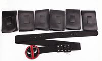 Hotwinds X Cosplay Men DP Belt with Metal Buckle & 6 Pockets Halloween Costume