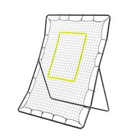 Powerfly Baseball Pitching Net - Baseball Softball Lacrosse Bounce Back Net - 5.6'x4' Rebound Trainer for Kids & Adults - Pitcher Throwing Practice Target