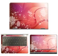 decalrus - Protective Decal Floral Skin Sticker for HP Pavilion x360 11M-AD013DX (11.6" Screen) case Cover wrap HPpavilionX360_11M-52