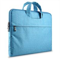 elecfan 15.6 Inch Laptop Case, Multi-functional Ladies Handle Bag, Business Notebook Sleeve, Carrying Briefcase with Strap/Pocket for Chromebook Macbook HP Stream Samsung Acer Lenovo - Blue