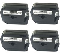 NEOUZA 4PK M231 M-K231 MK231 Compatible for Brother P-Touch M Series Label Tape (Black on White)