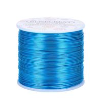 BENECREAT 20 Gauge 770FT Aluminum Wire Anodized Jewelry Craft Making Beading Floral Colored Aluminum Craft Wire - DeepSkyBlue