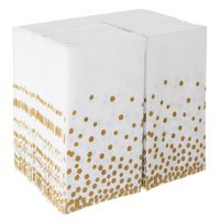 Napkins Bulk for Wedding Reception | Disposable Linen-Feel Guest Towels for Bathroom | Cloth Hand Towel for Powder Room | Paper Guest Towels for Parties, Christmas, Thanksgiving, Fall | 100 Pack