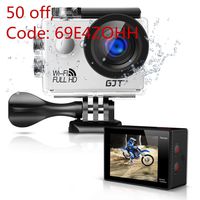 GJT GA1 Action Camera 1080P 12MP Full HD WiFi Sports Camera，30M Waterproof Cam DV Camcorder LCD Screen, 170° Wide Angle Lens with Multi Accessories