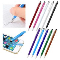 Insten 10 Pack Slim Light Universal Capacitive Stylus&Black Ink Ballpoint Pen Compatible with Apple iPhone 11/11 Pro/11 Pro Max/X/XS/XS Max/XR/7/8 Galaxy S10/S10+ /S10e/S9/S9+/S8/S8+, All Smartphone