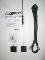 RK-OPEK VUG-270 DUAL BAND VHF/UHF HI-GAIN WINDOW ON GLASS MOUNT MOBILE HAM ANTENNA