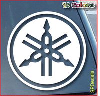 So Cool - YAMAHA Atv R1 R6 - Vinyl 4" (Color: WHITE) decal laptop tablet skateboard car windows stickers