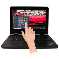 Lenovo Thinkpad Yoga 11e Laptop 11.6" Touchscreen PC Intel Quad Core Processor 128GB Solid State Drive 4GB DDR3 RAM, HD Webcam, LED, HDMI, Bluetooth, Windows 10 (Renewed) (Windows 10 Home)