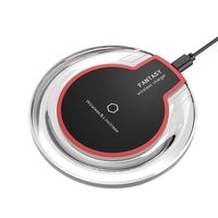 Fast Wireless Charger, Pory Dubhe1s Qi Certified Wireless Charging Pad 7.5W Compatible Phone Xs/Xs Max/XR/X/8/8Plus, 10W Compatible Samsung Galaxy S10/S9/S9+/S8/S8+ Q10
